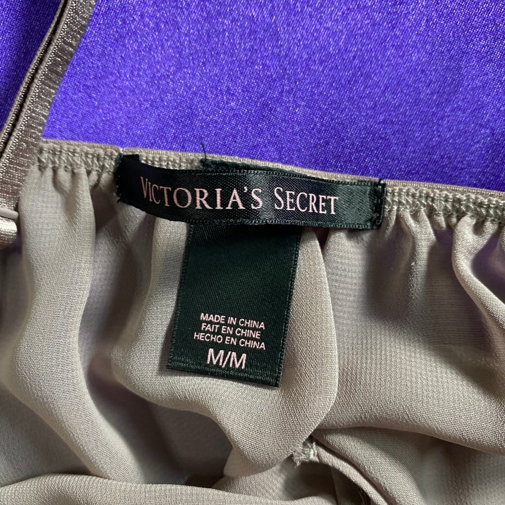 ๐Victoria's Secret Sexy Lace Mauve Chemise - Picture 7 of 8